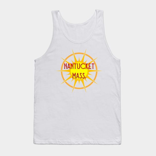 Life's a Beach: Nantucket, Mass. Tank Top by Naves